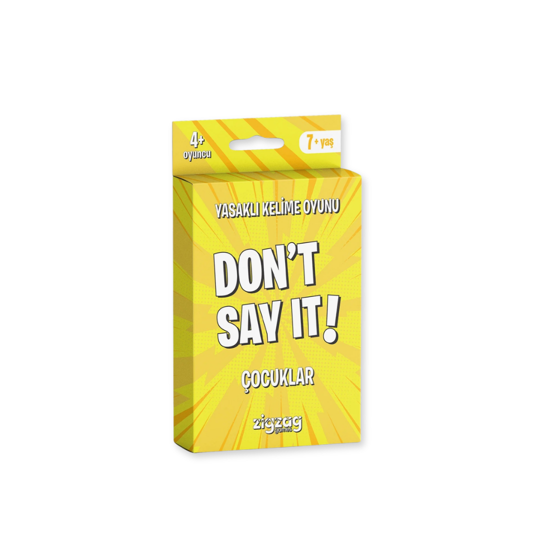 Çocuklar - Don't Say It! | Yasaklı Kelime Oyunu