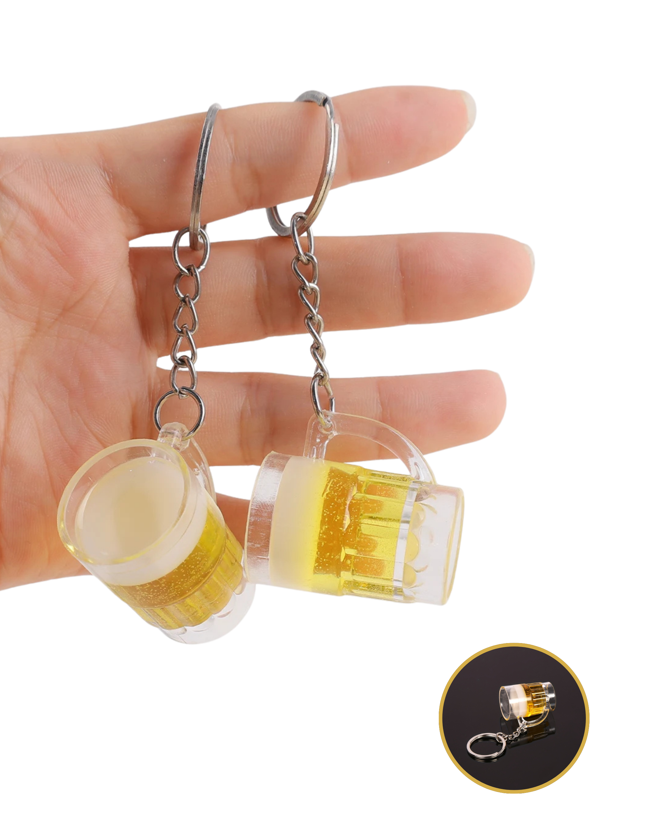 Bira Bardağı Anahtarlık