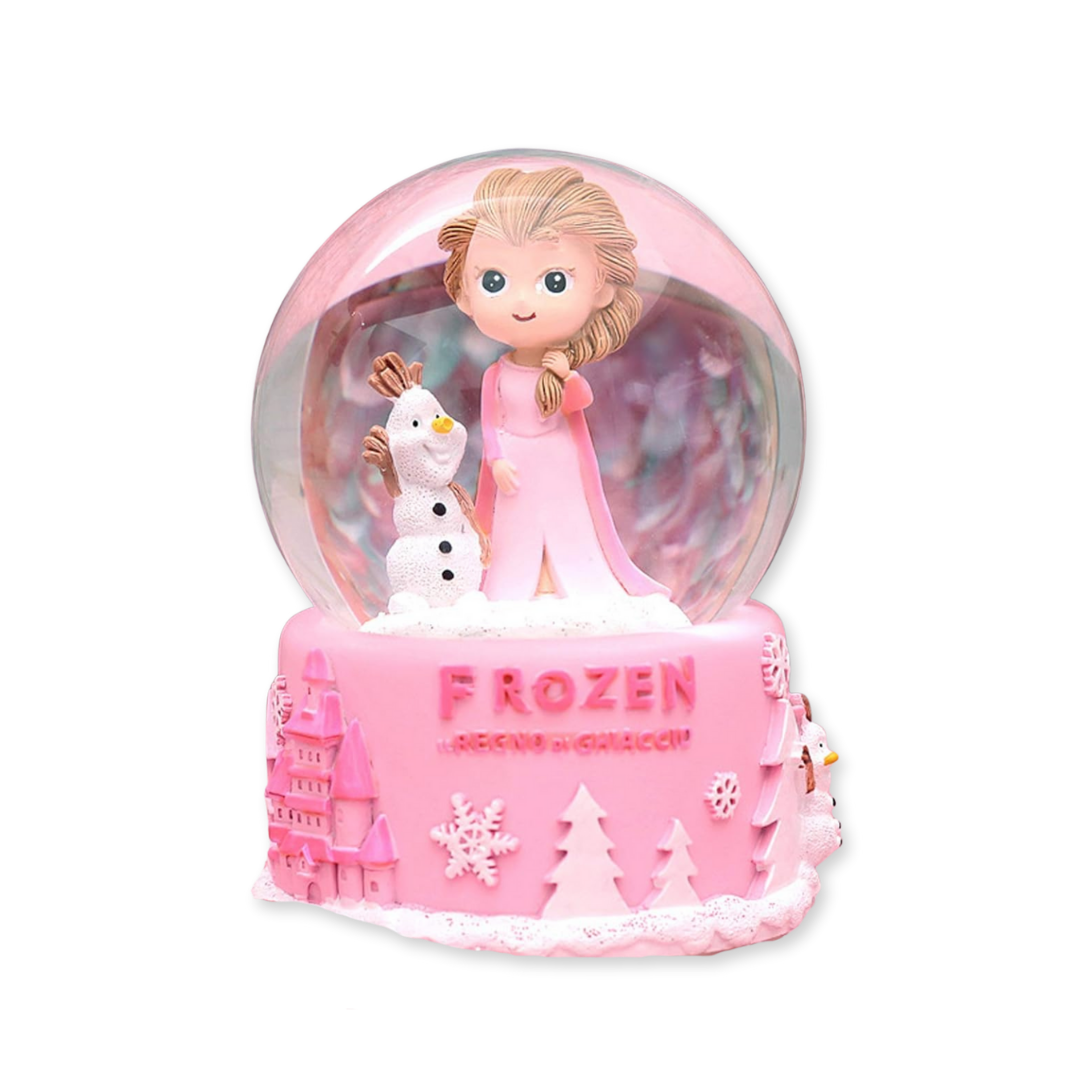 Frozen Işıklı Müzikli Kar Küresi (Büyük Boy)