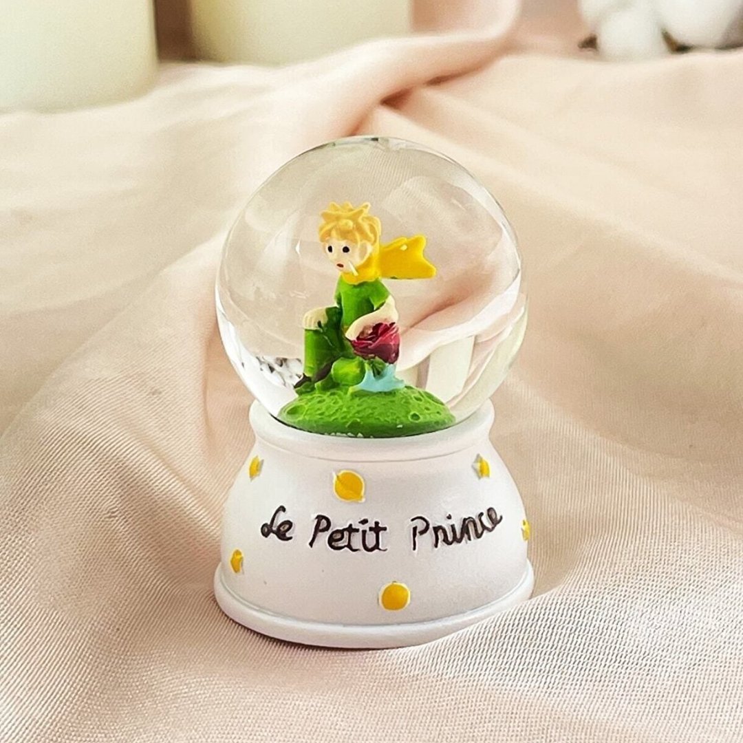 Küçük Prens Işıklı Müzikli Kar Küresi (Büyük Boy)