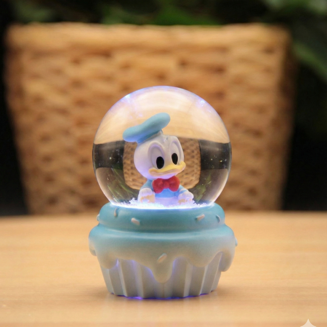 Donald Duck Işıklı Müzikli Kar Küresi (Küçük Boy)