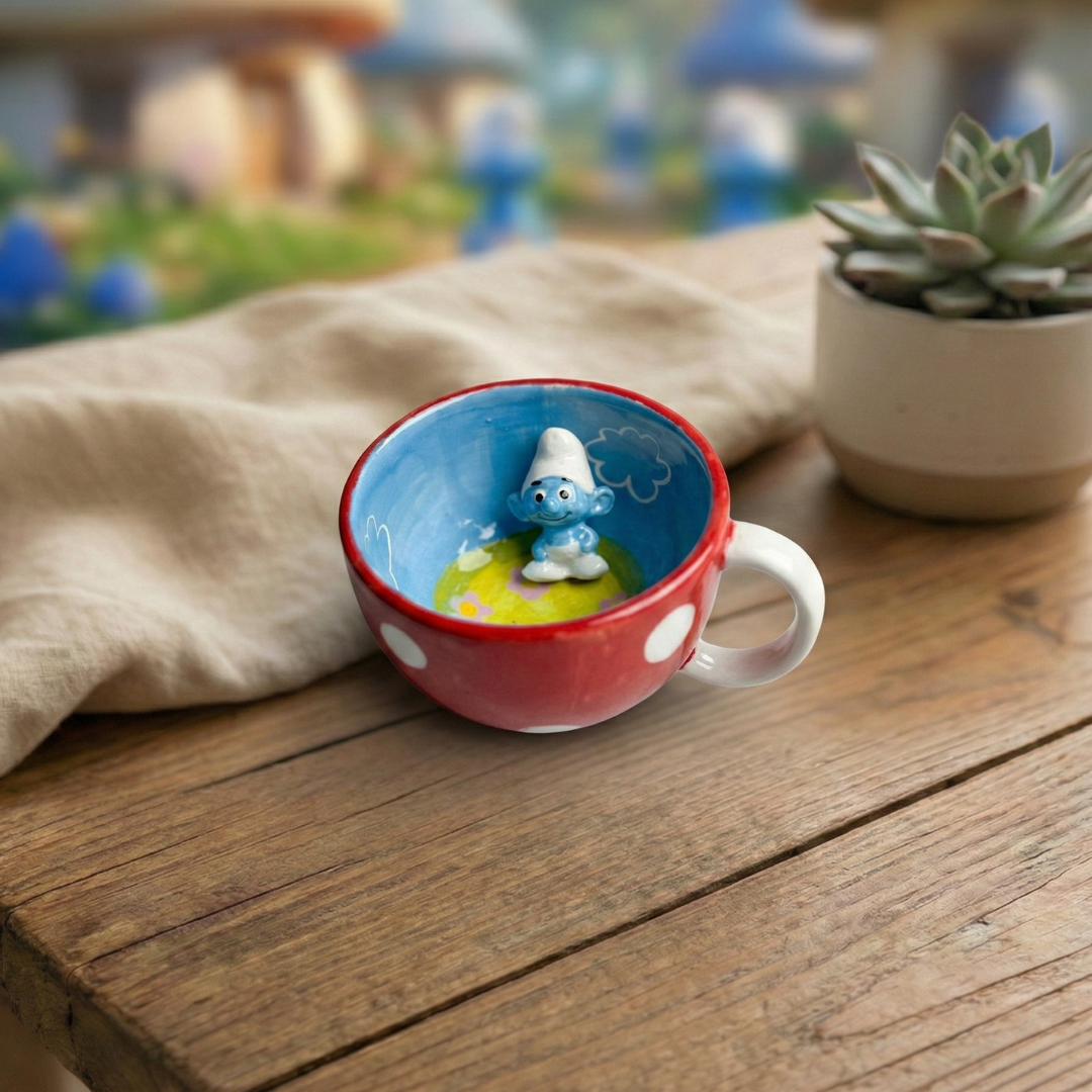 El Yapımı Seramik Kupa 37