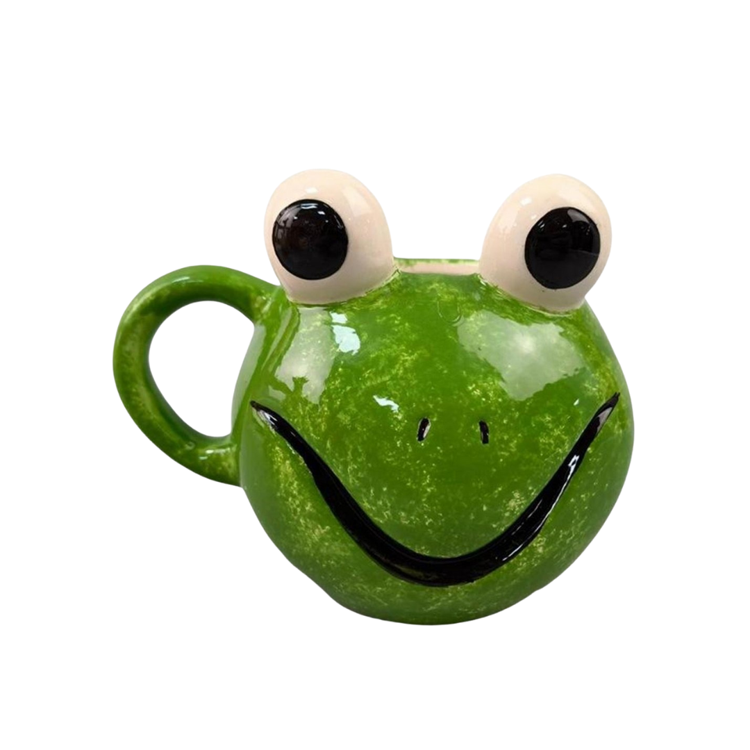 Kurbağa Surat Seramik Kupa