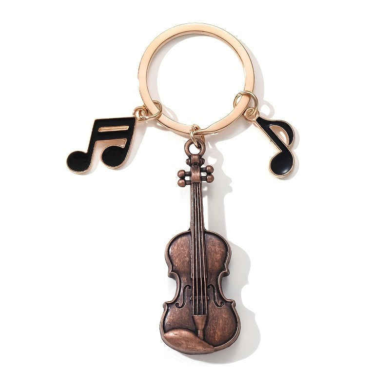 Bronz Keman Anahtarlık