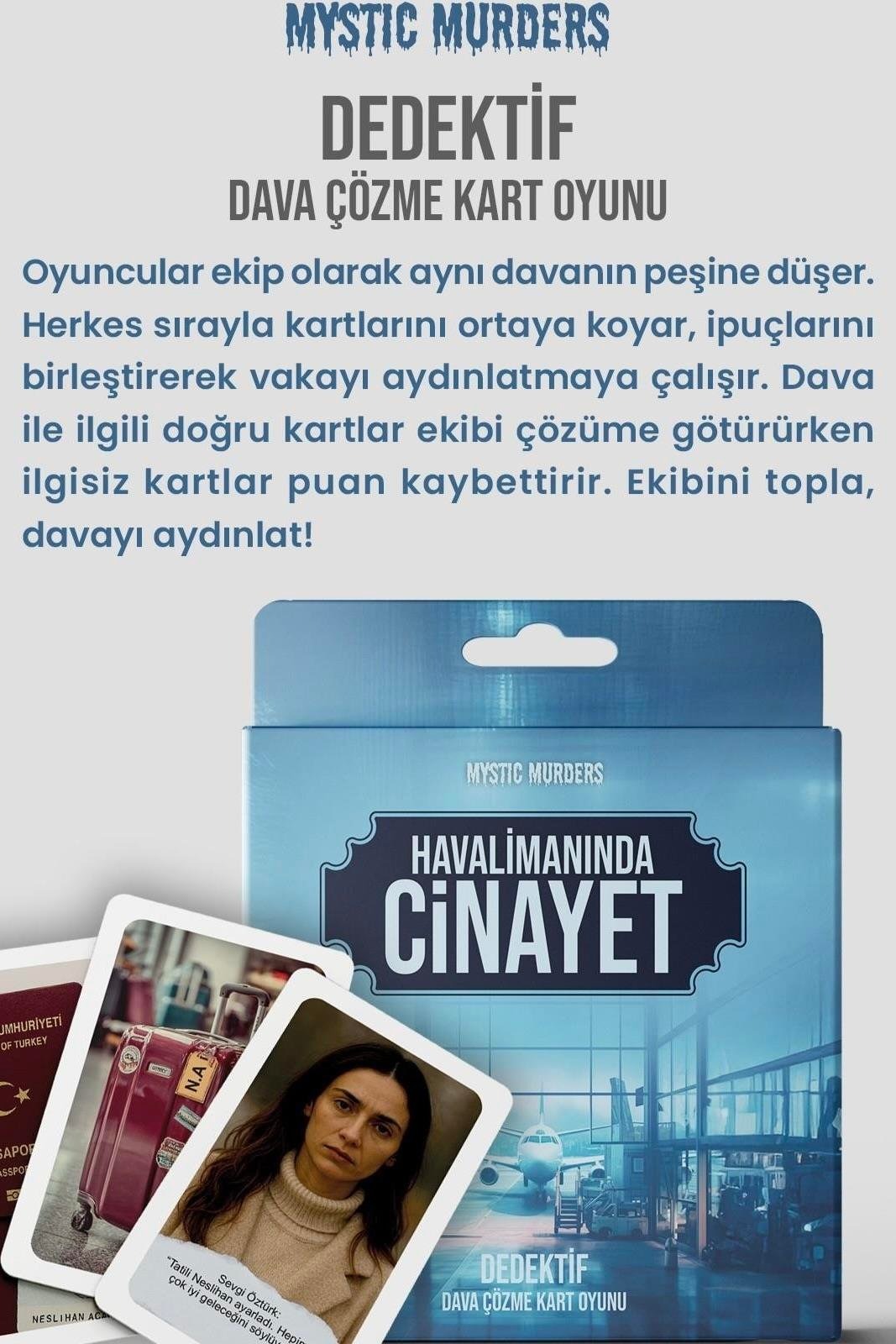 Dedektif Kart Oyunu - Havalimanında Cinayet