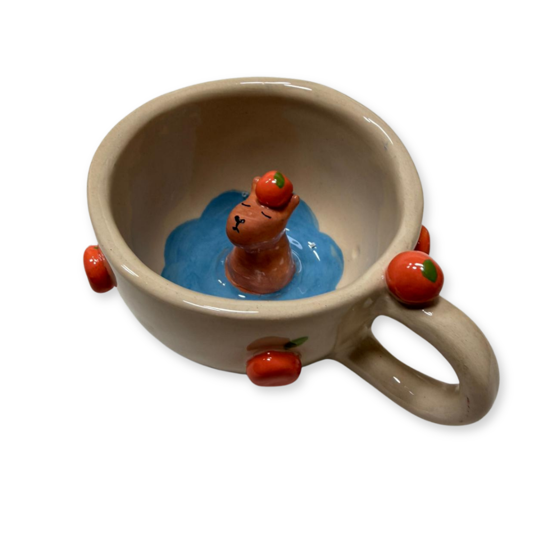 El Yapımı Seramik Kupa 20