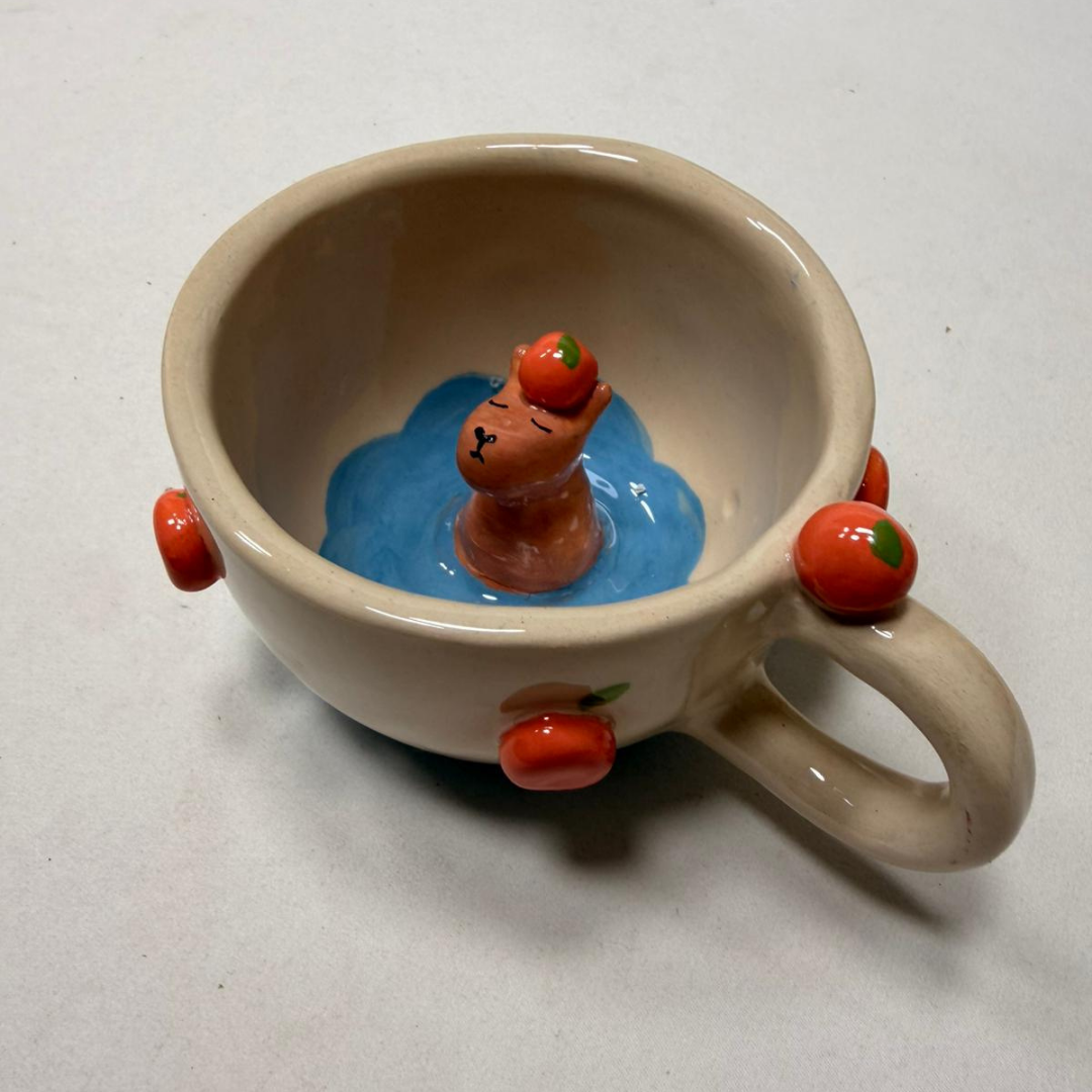 El Yapımı Seramik Kupa 20