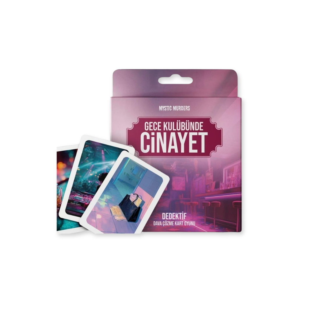 Dedektif Kart Oyunu - Gece Kulübünde Cinayet