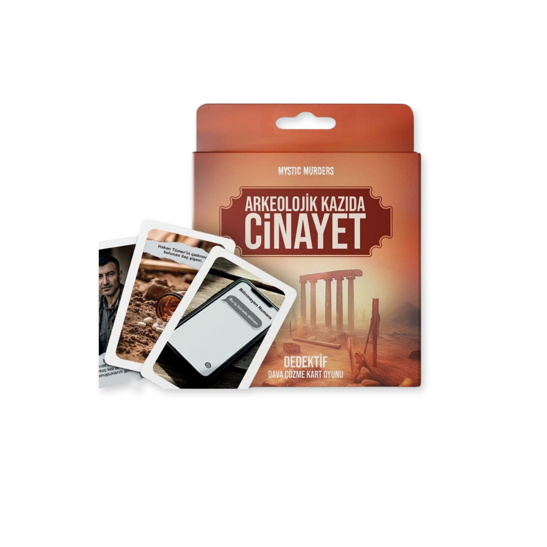Dedektif Kart Oyunu - Arkeolojik Kazıda Cinayet