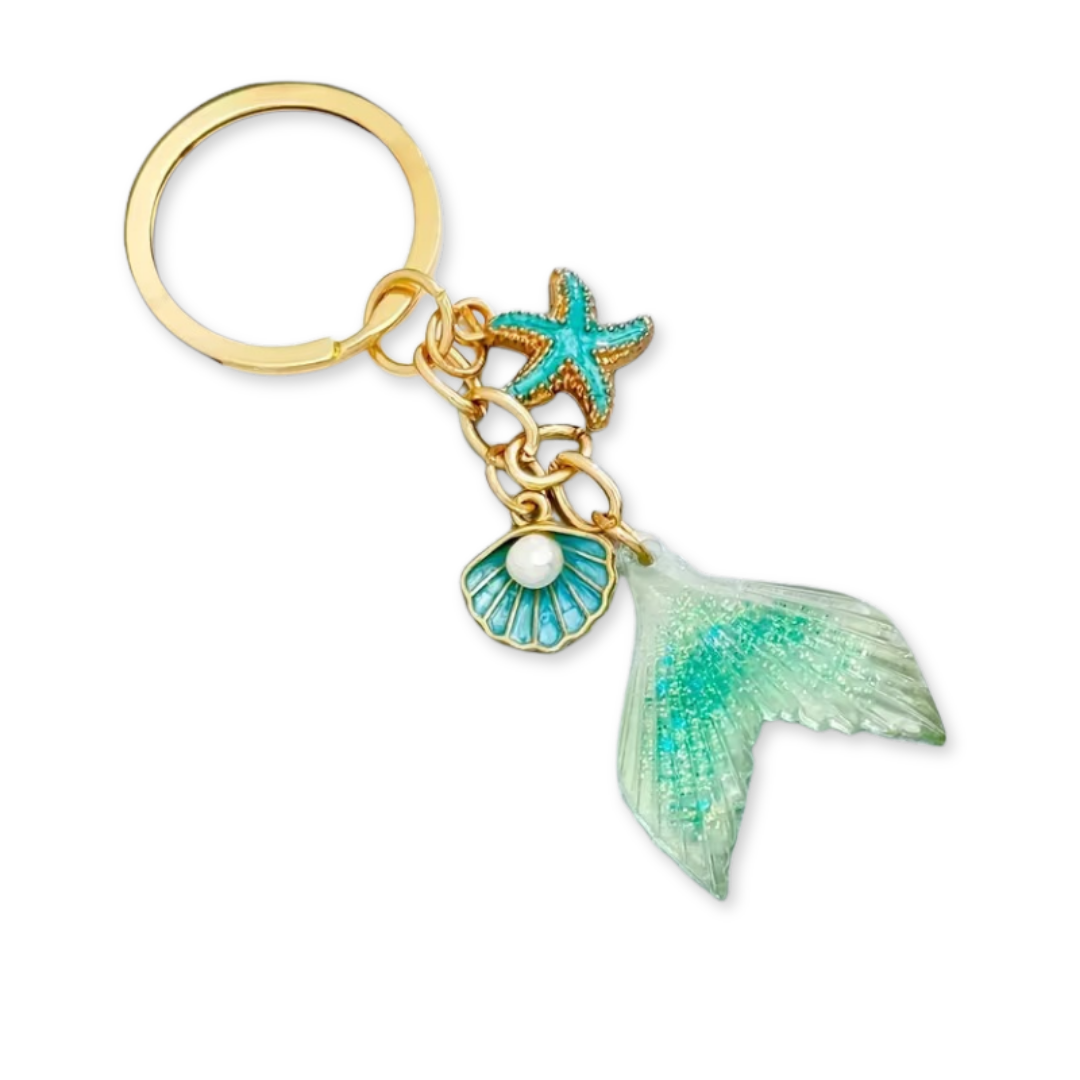 Işıltılı Deniz Kızı Anahtarlık