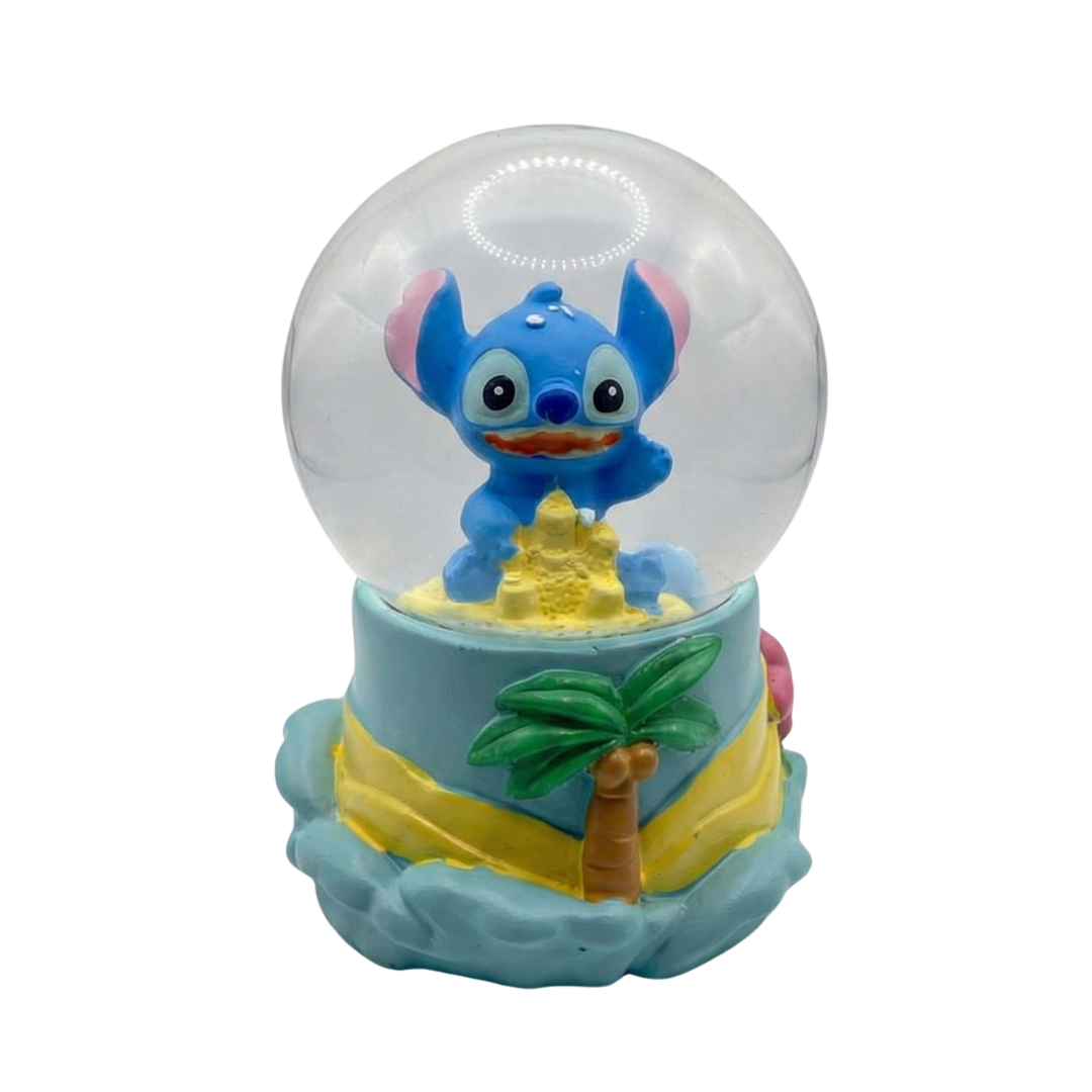 Stitch Işıklı Müzikli Kar Küresi (Küçük Boy)
