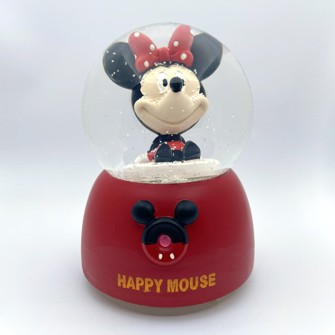 Minnie Mouse Işıklı Müzikli Kar Küresi (Küçük Boy)