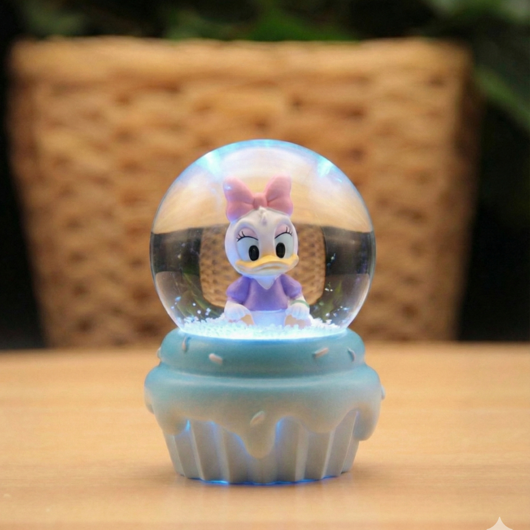 Daisy Duck Işıklı Müzikli Kar Küresi (Küçük Boy)