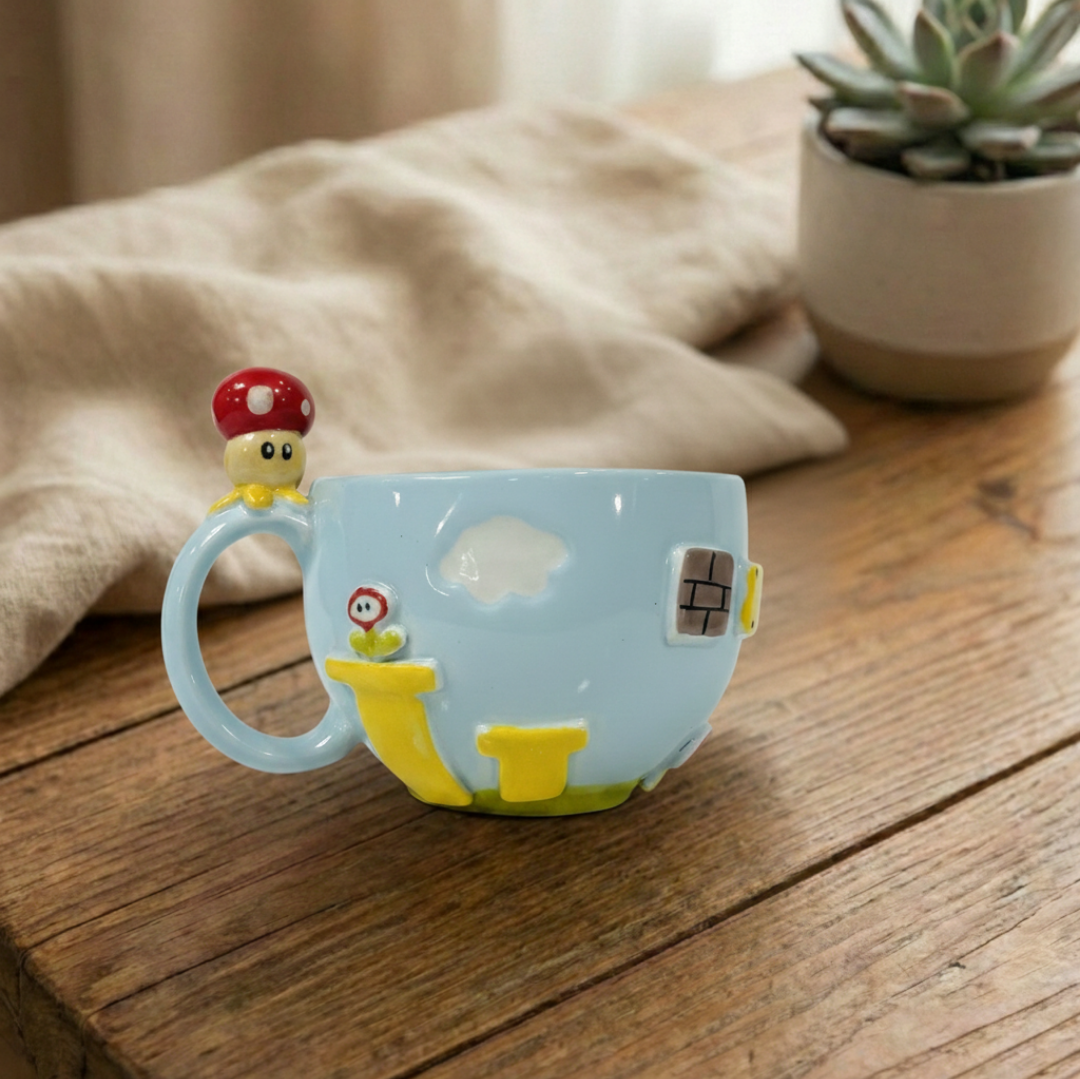 El Yapımı Seramik Kupa 2