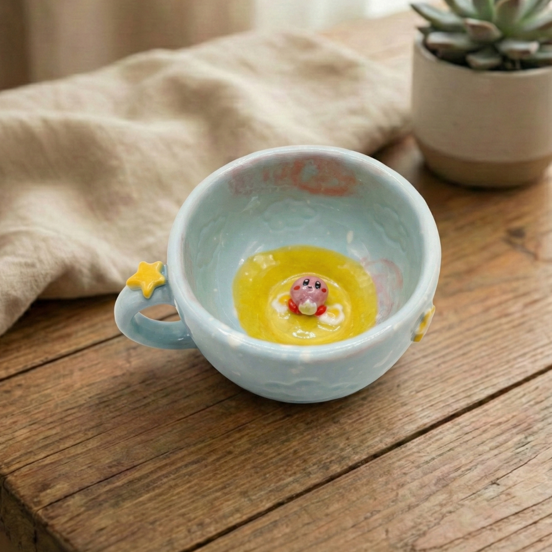 El Yapımı Seramik Kupa 5