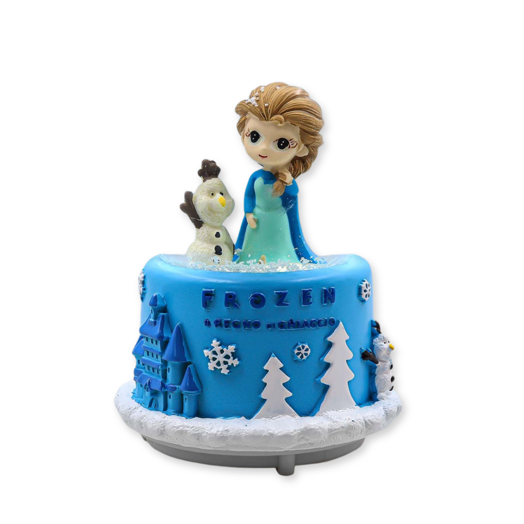 Frozen Işıklı Müzikli Kar Küresi (Büyük Boy)