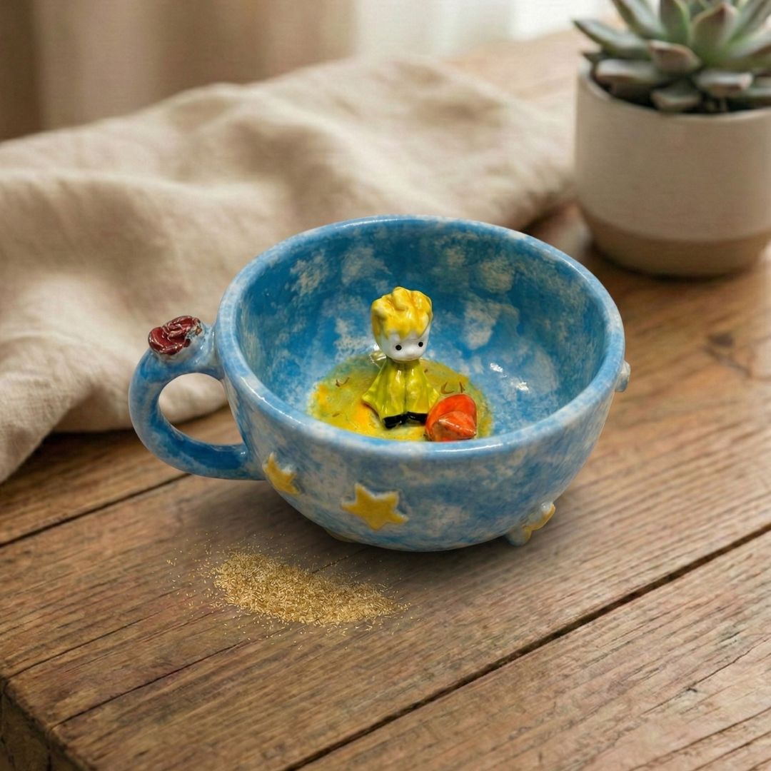 El Yapımı Seramik Kupa 34